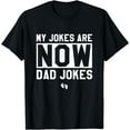 thumbnail image 1 of Funny First Time Dad Gifts For Men New Father Dad Jokes Black T-Shirt Casual Crew Neck Top, 1 of 3