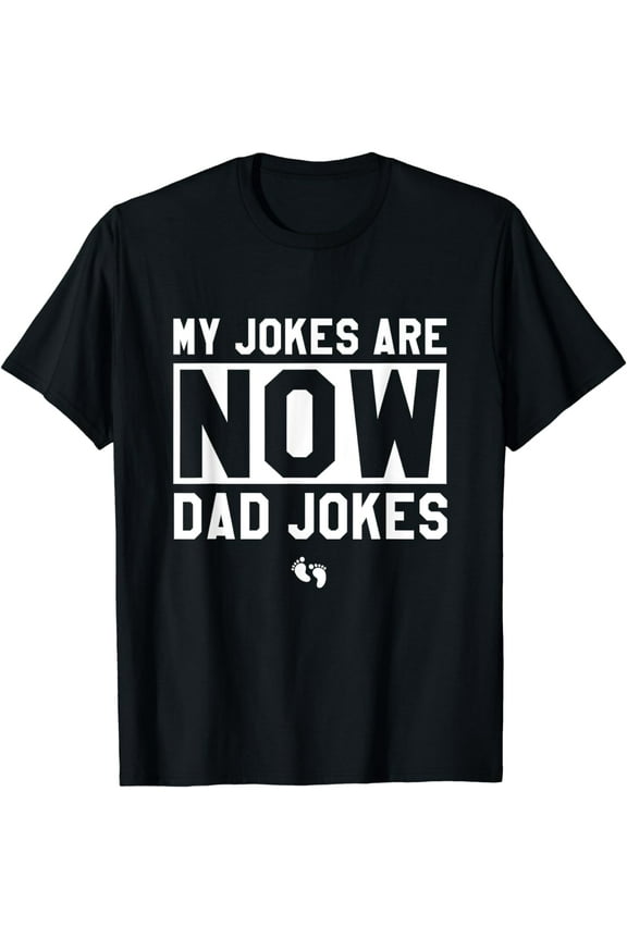 Funny First Time Dad Gifts For Men New Father Dad Jokes T-Shirt