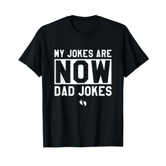 Funny First Time Dad Gifts For Men New Father Dad Jokes T-Shirt