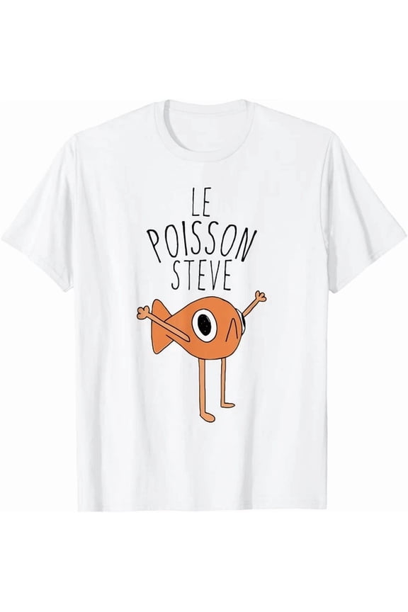 Funny Fish Steve Women Men T-Shirt Relaxed Fit Vibe