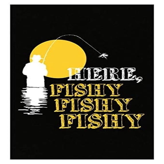 Funny Fisherman Poster - Wall Decor for Fishing Enthusiasts Gift