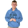 thumbnail image 1 of Funny Fishing Cast Pun Fisher Humor Hoodie Hooded Sweatshirt Men Brisco Brands M, 1 of 6