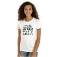 thumbnail image 1 of Funny Fishing Cast Pun Fisher Humor Womens Fitted Plus Size Graphic Tee Brisco Brands 3X, 1 of 5