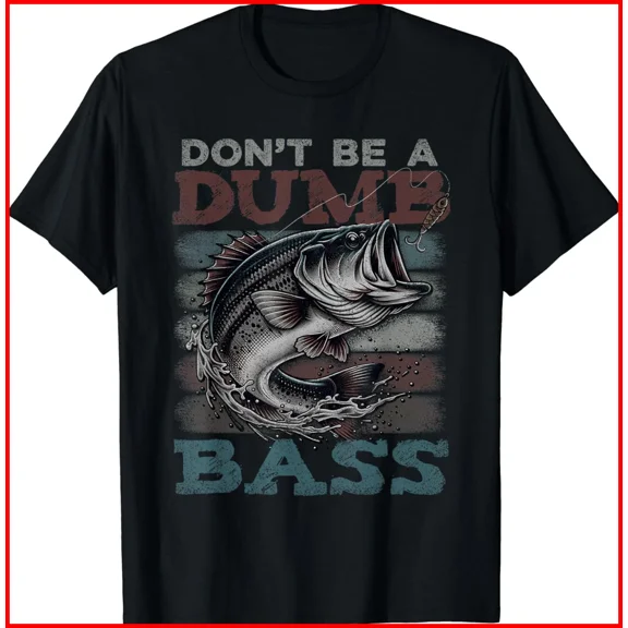 Funny Fishing Dad Jokes Bass Fish Hunter Humor Unisex T-Shirt S-5XL