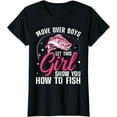 thumbnail image 1 of Funny Fishing Design For Girls Women Fisherman Fishing Lover T-Shirt, 1 of 3