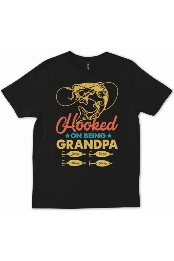 Funny Fishing Gift For Angler Husband Dad Grandpa Father Present Unisex T-Shirt, up to Size 5XL