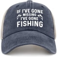 thumbnail image 1 of Funny Fishing Hat Here Fishy Fishy Fishy Cap Men Baseball Hats Cute Hat, 1 of 7