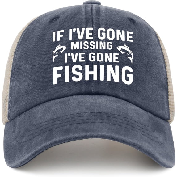 Funny Fishing Hat Here Fishy Fishy Fishy Cap Men Baseball Hats Cute Hat