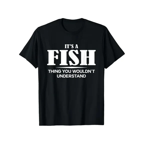Funny Fishing Saying T-Shirt - "It'S A Fish Thing You Wouldn't Understand" - Heavyweight Tee for Anglers, Fishing Trips, Casual Attire - Funny Gift for Fishermen & Fishing