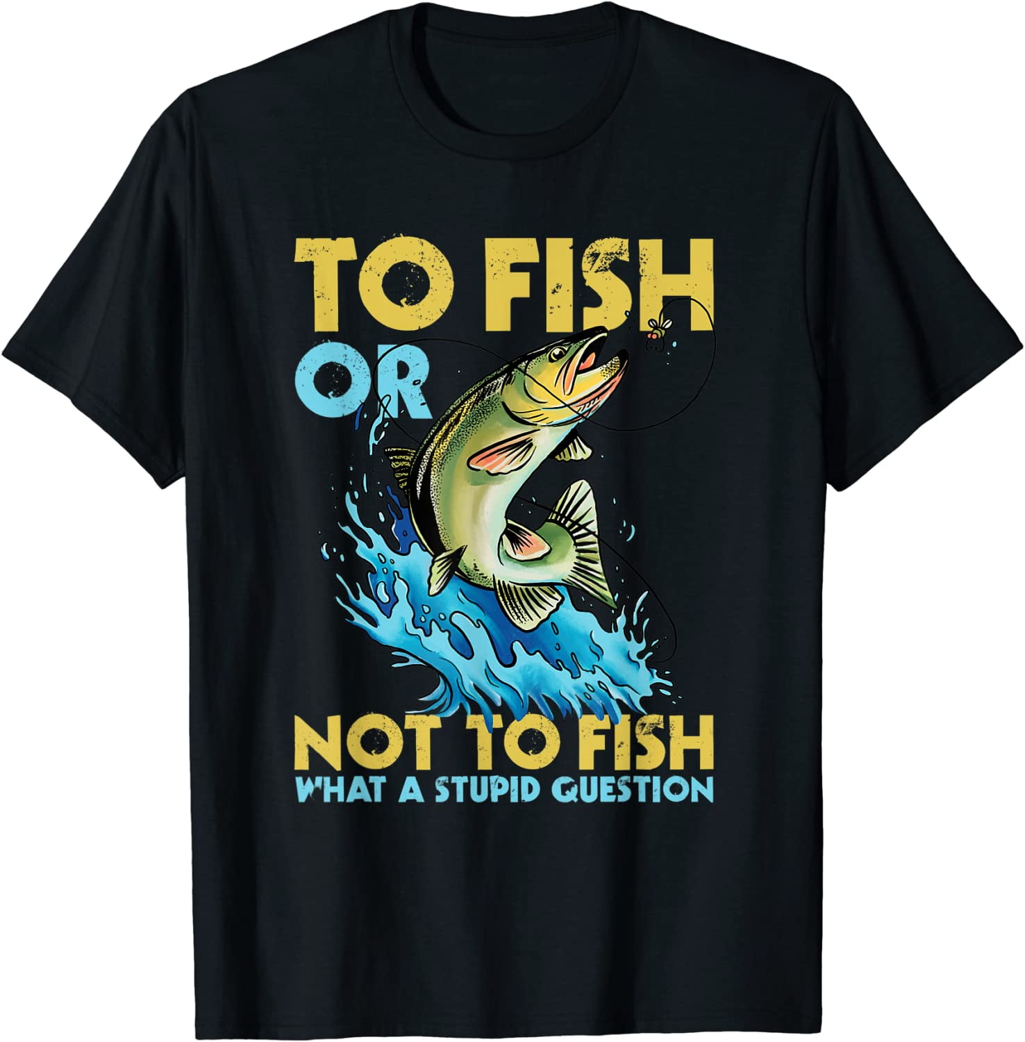 Funny Fishing Shirt Fish Graphic Men Shirts Fishing Lovers Short Sleeve  Tops Casual Summer Tee Black 4X-Large