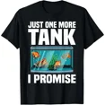 thumbnail image 1 of Funny Fishkeeping Aquarium Tank Graphic for Fish Keeper Men Women Short Sleeve T-Shirt, 1 of 6