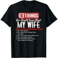 thumbnail image 1 of Funny Five Things You Should Know About My Wife T Shirt T-Shirt, 1 of 3