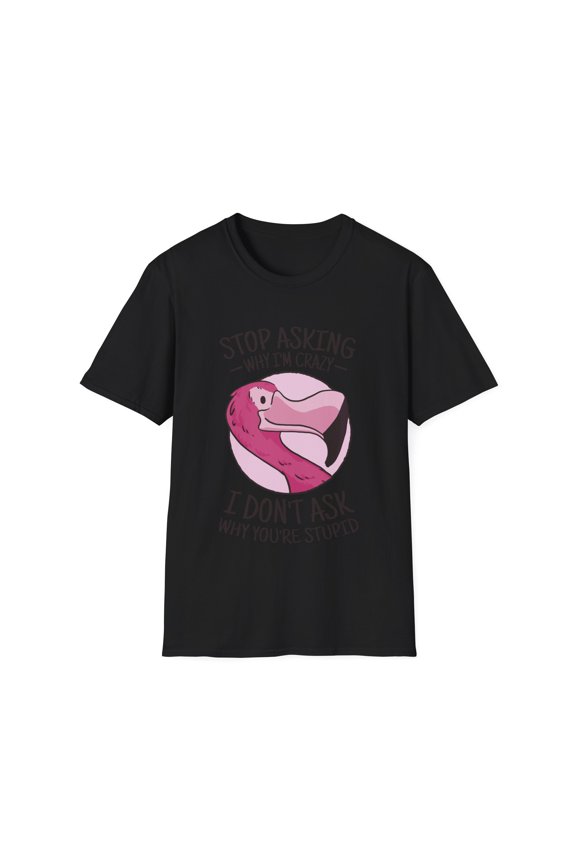 Funny Flamingo Bird Lover Graphic Novelty Tees