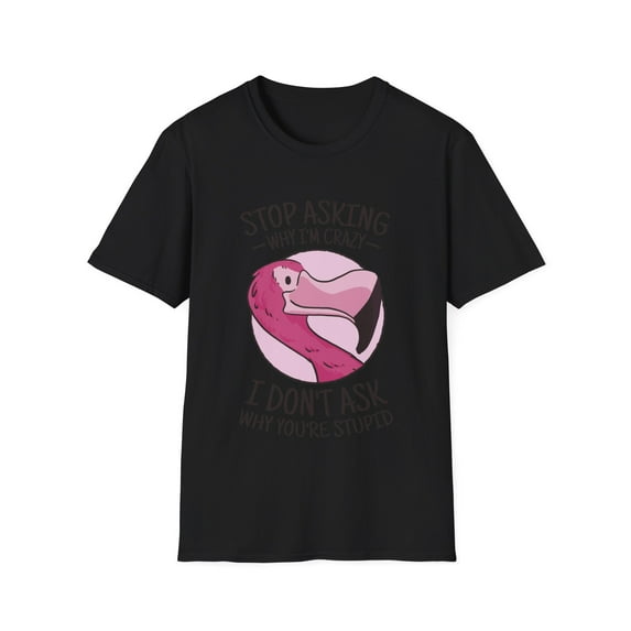 Funny Flamingo Bird Lover Graphic Novelty Tees