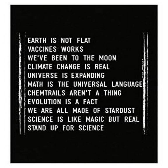 Funny Flat Earth Humor Poster - Wall Decor Gift