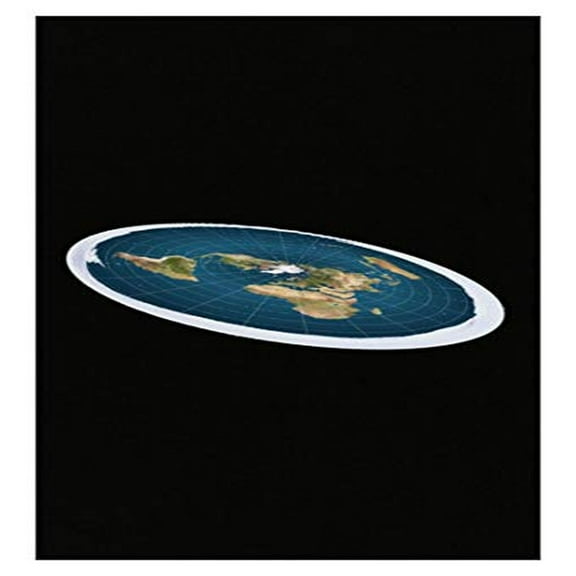 Funny Flat Earth Humor Poster - Wall Decor for Science Lovers Gift