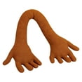 thumbnail image 1 of Funny Fleece Hand Pillow Cushion Long Arm Pillow Hugging Sleeping Toy Gift for Lovers - Soft Comfort Machine Washable for Birthday Christmas Valentine(Brown), 1 of 2