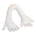 thumbnail image 1 of Funny Fleece Hand Pillow Cushion Toy for Sleeping Leg Pillow White Velvet Cover 31.5 Inches 1 Pack, 1 of 2