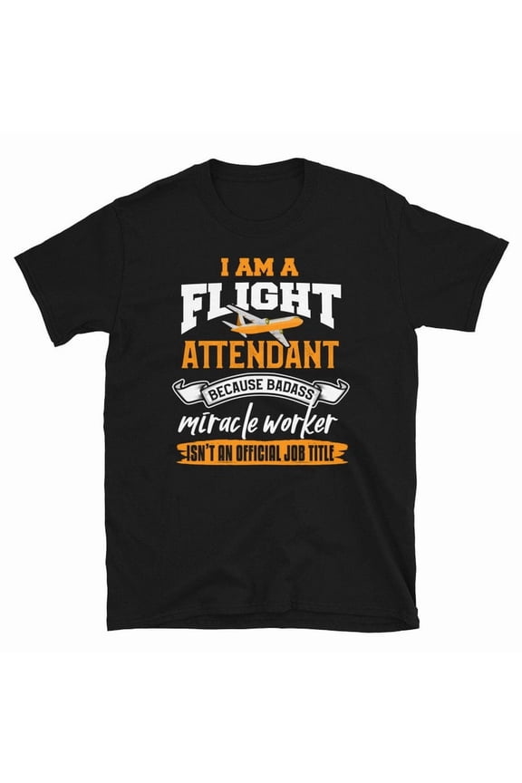 Funny Flight Attendant Shirt Airplane Crew Gift Travel Lover Graphic,for men and women up to 5XL
