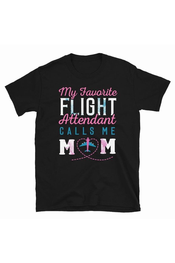 Funny Flight Attendant Shirt Stewardess Gift Cabin Crew Graphic Tee,for men and women up to 5XL