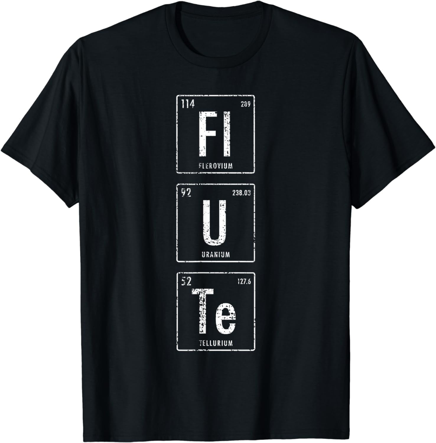 Funny Flute Player Elements TShirt