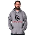 thumbnail image 1 of Funny Food Noodle Pun Pho Sho Panda Hoodie Sweatshirt Women Men Brisco Brands S, 1 of 6