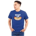 thumbnail image 1 of Funny Food Pun Joke What Up Dog Men's Graphic T Shirt Tees Brisco Brands L, 1 of 6