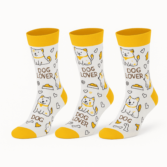 Funny Food Socks for Men Women 3 Pairs Novelty Crew Socks Colorful Unisex Cotton Fit - Style 7
