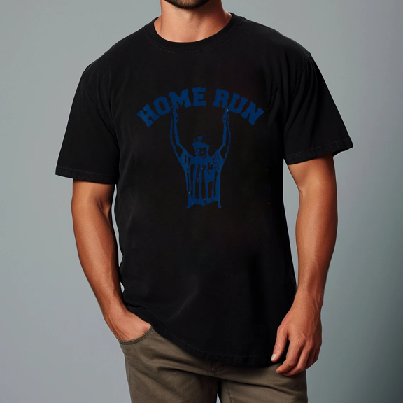 Funny Football Home Run Baseball Referee Sport Humor Unisex T-Shirt, up to Size 5XL