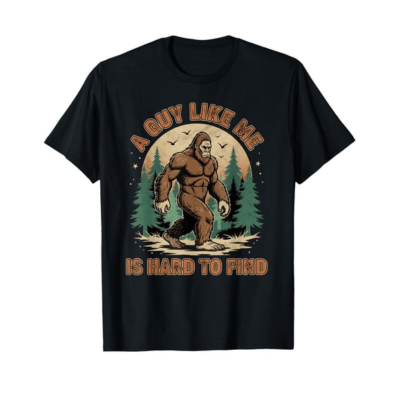 Funny Forest Bigfoot T-Shirt for Mythical Creature Lovers and Nature Enthusiasts