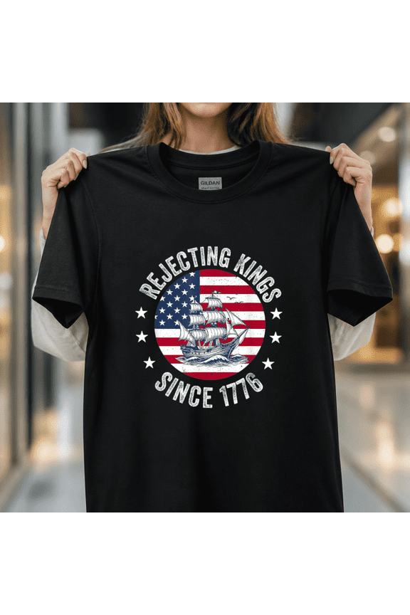 Funny Fourth of July for Democrats Patriotic American Independence Day Unisex T-Shirt, S-5XL