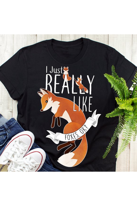 Funny Fox Animal Lover Furry Fandom Graphic Nature Gift Tshirt,for men and women up to 5XL