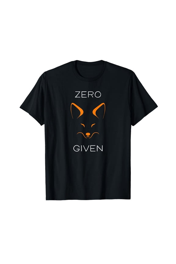 Funny Fox Face T-Shirt Zero Fox Given Design for Animal Lovers