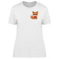 thumbnail image 1 of Funny Fox Holding Heart T-Shirt Women -Image by Shutterstock, Female XX-Large, 1 of 2