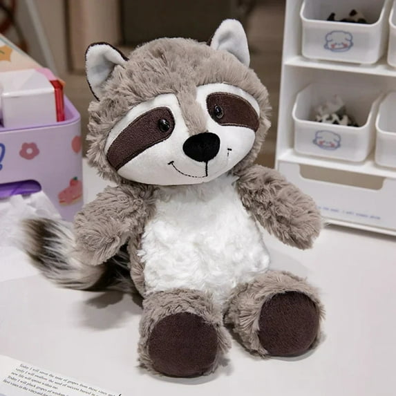 Funny Fox Sloth Raccoon Plush Toy Baby Appease Doll Pillow Kids Birthday Gift Stitch Kawaii Stuffed Animal Gift Room Decor
