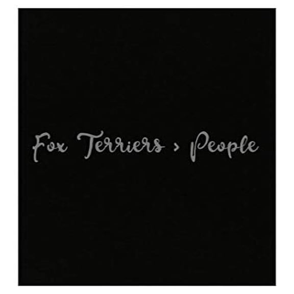 Funny Fox Terrier Poster - 13x19 - Humorous Puppy Design Gift