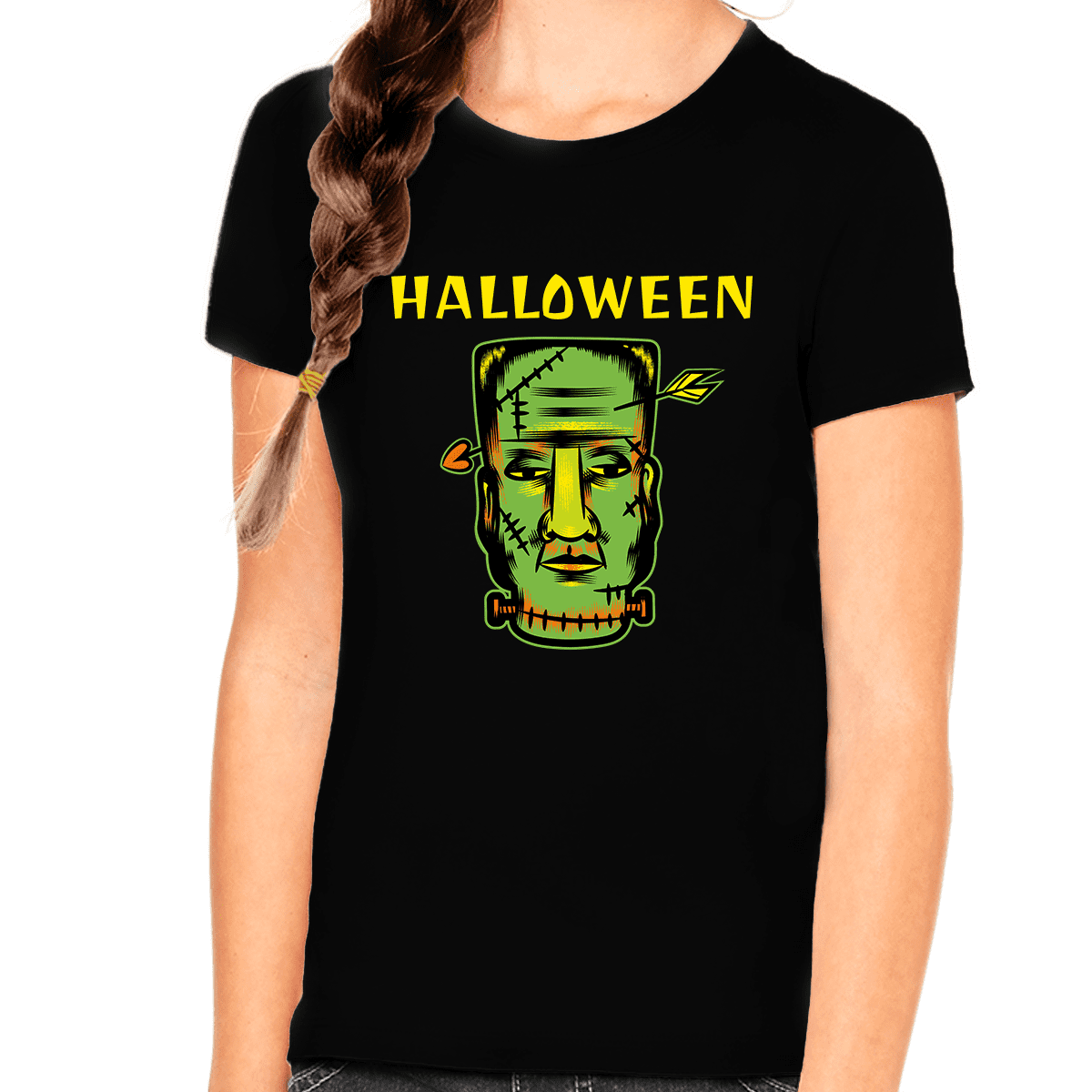 Funny Frankenstein Shirt Funny Halloween T Shirts for Girls Halloween