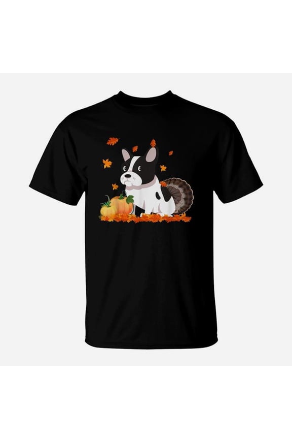 Funny French Bulldog Turkey Costume Thanksgiving TShirt