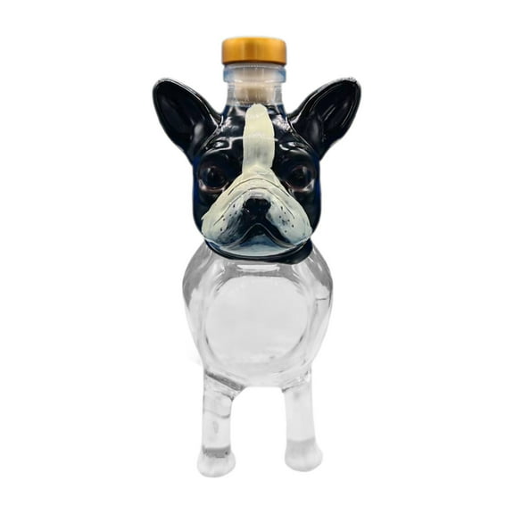 Funny French Bulldog Whiskey Decanter, 3D Engraved Shaped Whiskey Glasses, Unique Dog-Shaped Wine Bottle, For Whiskey Wine Lovers And Men