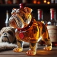 thumbnail image 1 of Funny French Bulldog Whiskey Decanter Unique Glass Bottle for Spirits Home Bar Decor, Gift Idea, 1 of 5