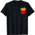 thumbnail image 1 of Funny French Fries Designs For Men Women Fast-Food Eaters T-Shirt, 1 of 5