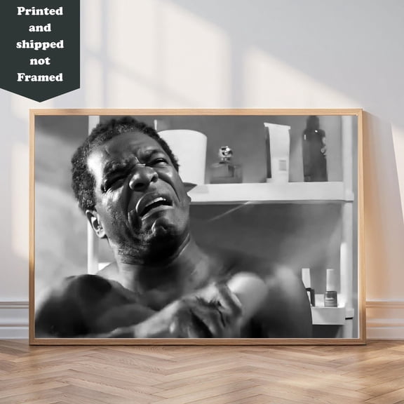 Funny Friday Bathroom Poster, Toilet Humor Print Unframed Paper Print