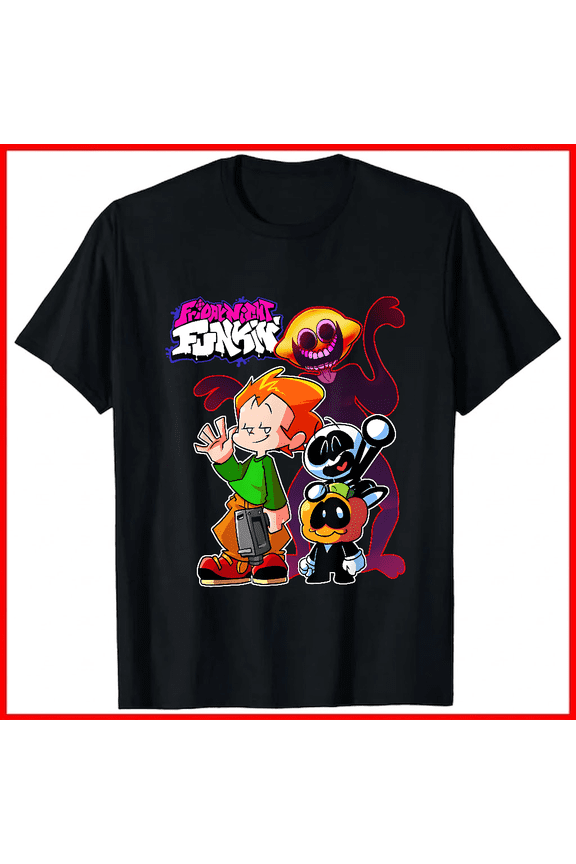 Funny Friday Night Funkin Pico Video Game Graphic Unisex T-shirt V18813, up to size 5XL