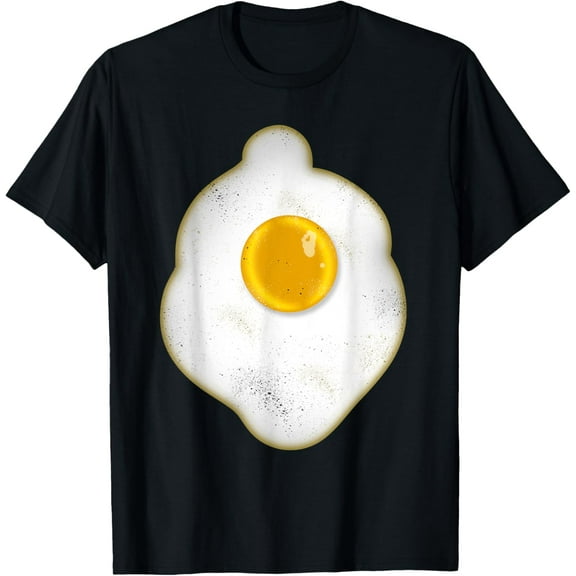 Funny Fried Egg Whites and Yolk Halloween Costume T-Shirt