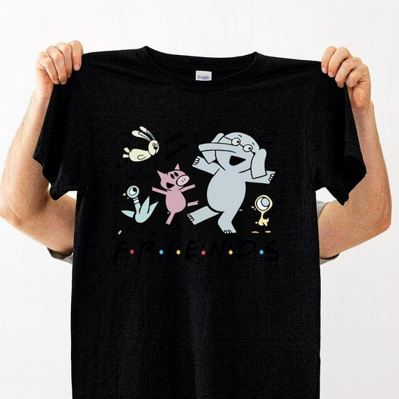 Funny Friends Elephant And Piggie Book Lover Teacher Unisex T-Shirt, up to size 5XL