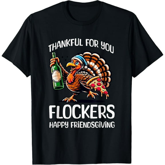 Funny Friendsgiving Shirt Women Turkey Men Friendsgiving T-Shirt