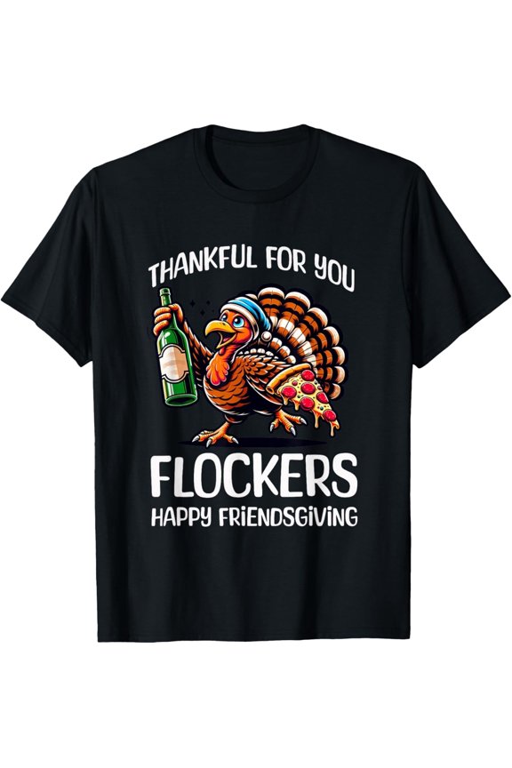 Funny Friendsgiving Shirt Women Turkey Men Friendsgiving T-Shirt