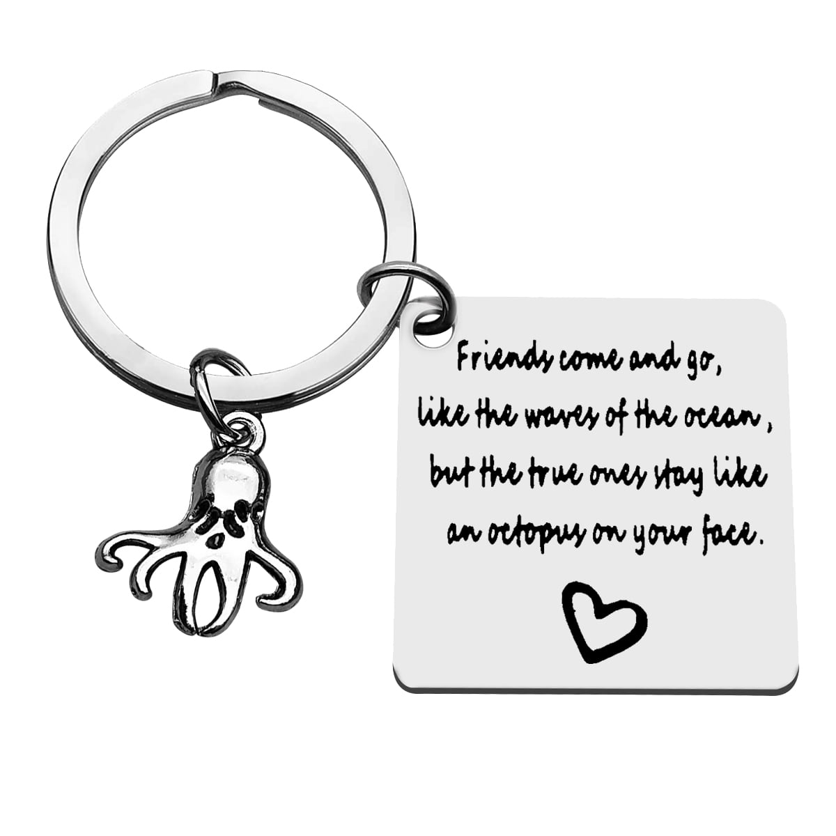 Funny Friendship Keychain Best Friend Gifts True Friends Stay Like An