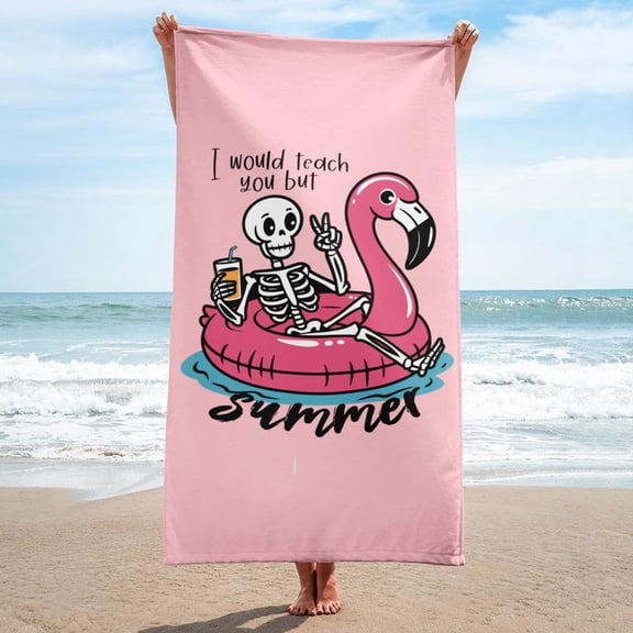 Funny Frog 3D Print Beach Towel Microfiber Quick Dry Shower Bath for Girls Boys Cartoon Animals Face Travel Holiday s (3)