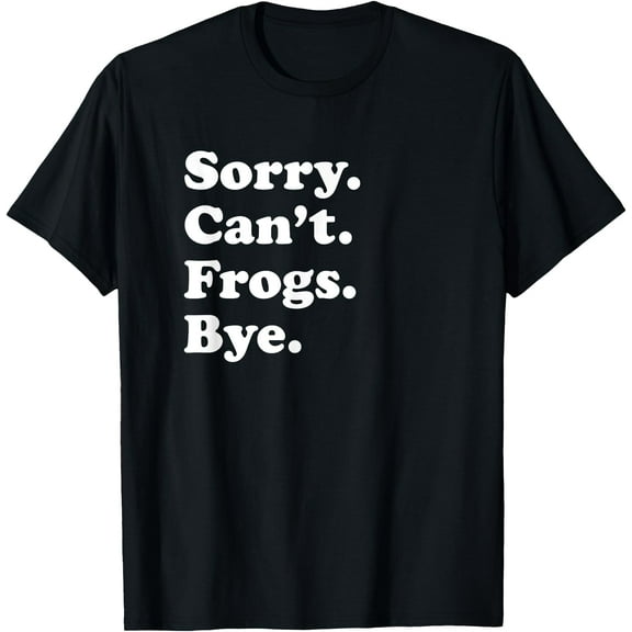 Funny Frog Gift Unisex T-Shirt for Men Women Kids,Black Color,Size L